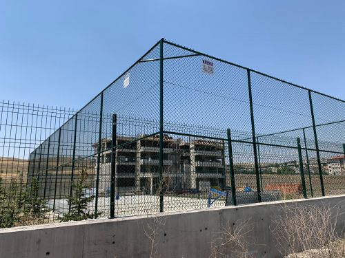 spor saha, halı saha, futbol sahası, panel çit, pvc tel